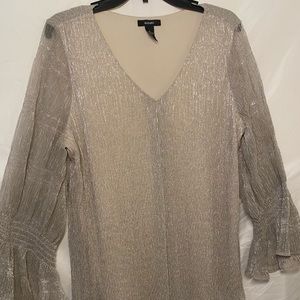 Alfani Silvertone Top
